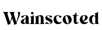 Wainscoted Font Image