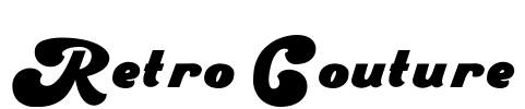 Retro Couture Font Image