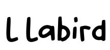 L Labird Font Image