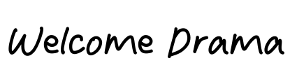 Welcome Drama Font Image