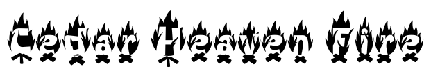 Cedar Heaven Fire