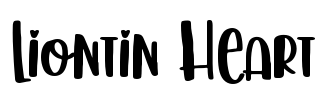 Liontin Heart Font Image
