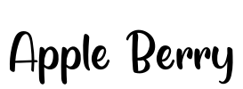 Apple Berry Font Image