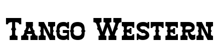 Tango Western Font Image