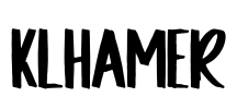 Klhamer Font Image
