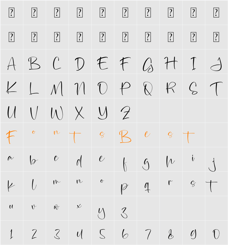 Yasintha Character Map