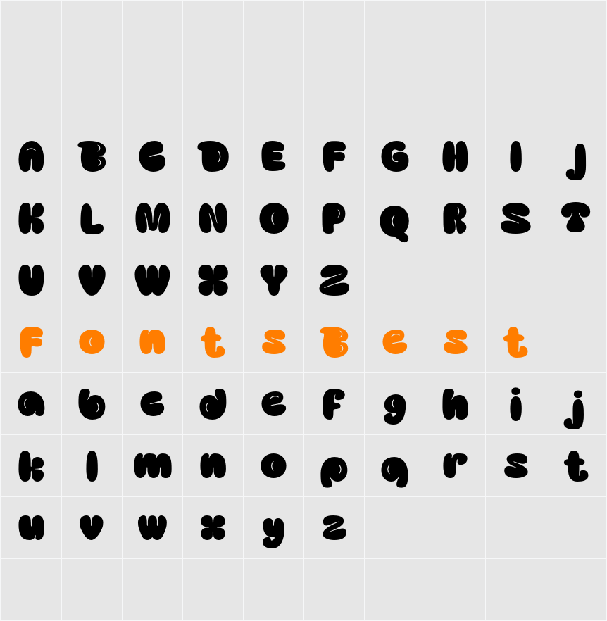 Busky Demo Character Map