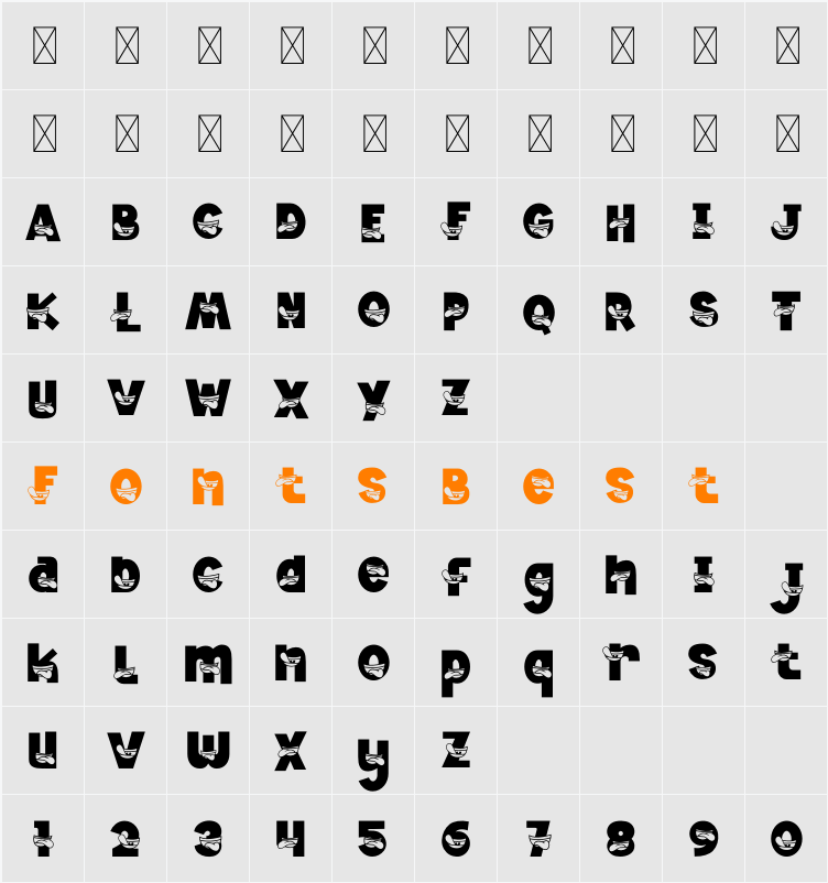 Jester Jumble Laugh Character Map