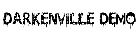 Darkenville DEMO Font Image