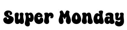 Super Monday Font Image