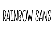 Rainbow Sans Font Image