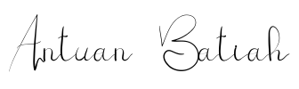 Antuan Batiah Font Image