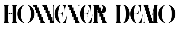 However Demo Font Image