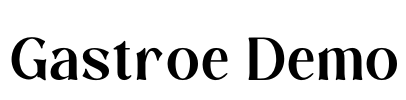 Gastroe Demo Font Image