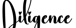 Diligence Font Image