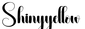 Shinyyellow Font Image
