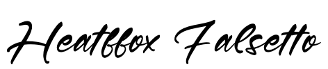 Heatffox Falsetto Font Image