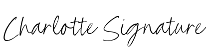 Charlotte Signature Font Image
