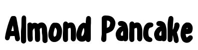 Almond Pancake Font Image
