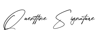Quenttine Signature