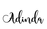 Adinda Font Image