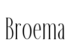Broema Font Image
