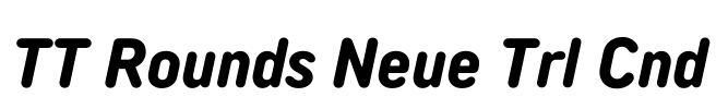 TT Rounds Neue Trl Cnd Font Image