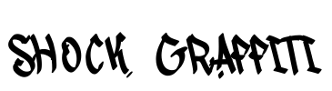 Shock Graffiti Font Image