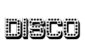 Disco Font Image