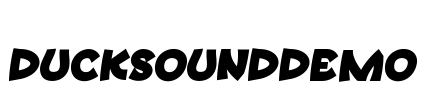 DuckSoundDemo Font Image