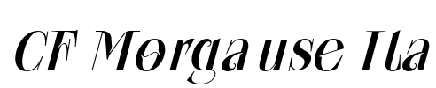 CF Morgause Ita Font Image