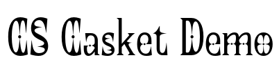 CS Casket Demo Font Image