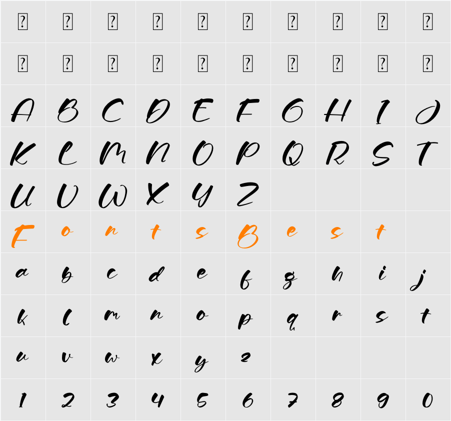 Shelbya Character Map