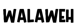 Walaweh Font Image