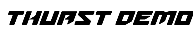 Thuast Demo Font Image