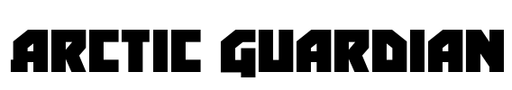Arctic Guardian Font Image