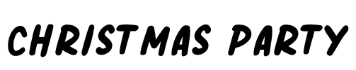 CHRISTMAS PARTY Font Image