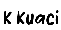K Kuaci Font Image