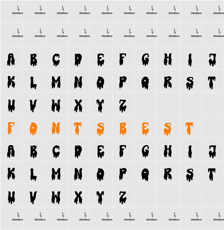 Haunting Character Map