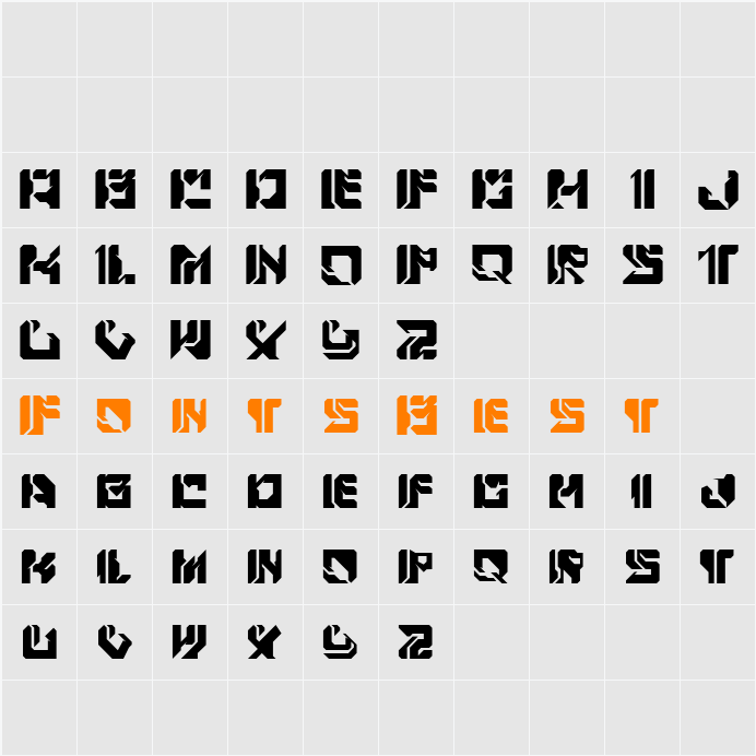 Cuez_Ver4 Character Map