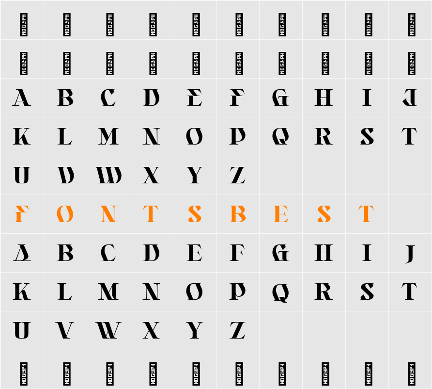 Abose - Demo Version Character Map