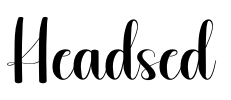 Headsed Font Image