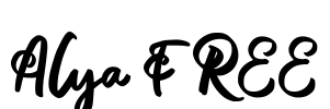 Alya FREE Font Image
