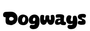 Dogways Font Image