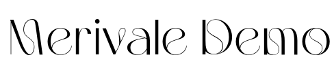 Merivale Demo Font Image