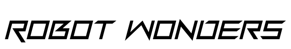 Robot Wonders Font Image