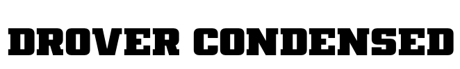 Drover Condensed Font Image
