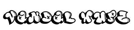 Vandal Wupz Font Image