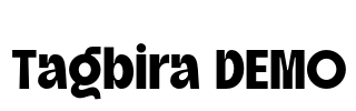 Tagbira DEMO Font Image