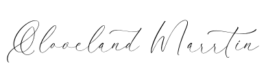 Qloveland Marrtin Font Image